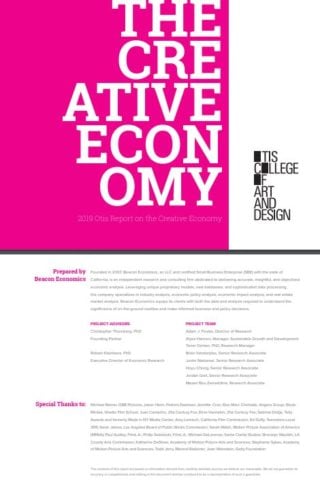 Creative Economy for LA Housing Innovation Collaborative