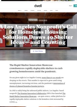 The Rapid Shelter Showcase – Dwell Magazine 1 1 Housing Innovation Collaborative
