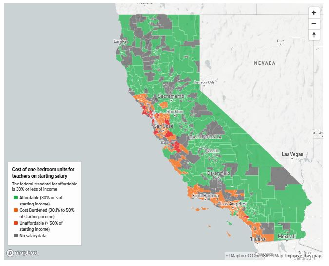 California’s Teacher Housing Crunch Mappp Housing Innovation Collaborative