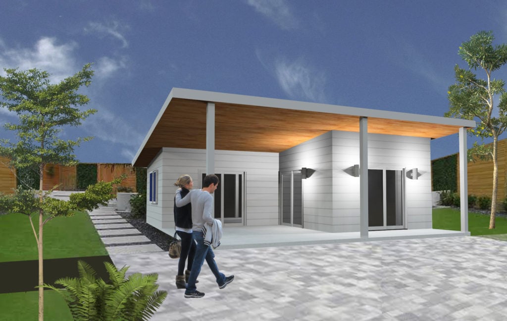 Encinitas 1 Bed ADU Design Path 1 Bd Render 1 Housing Innovation Collaborative