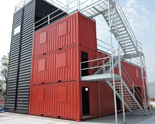Corner Cast Modular Complexes Container Prefabricated Casernedepompiers Construction Cornercast Firefighters 1 Scaled Housing Innovation Collaborative